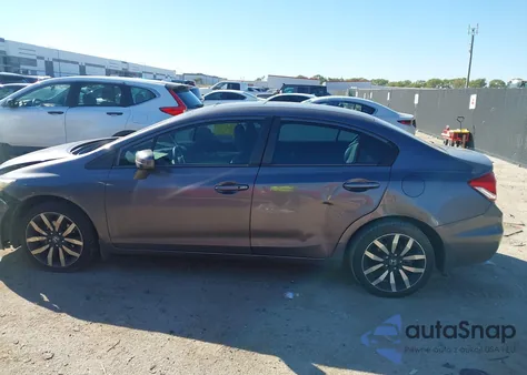 2014 Honda Civic Ex-L from USA, damaged, VIN 19XFB2F98EE034191